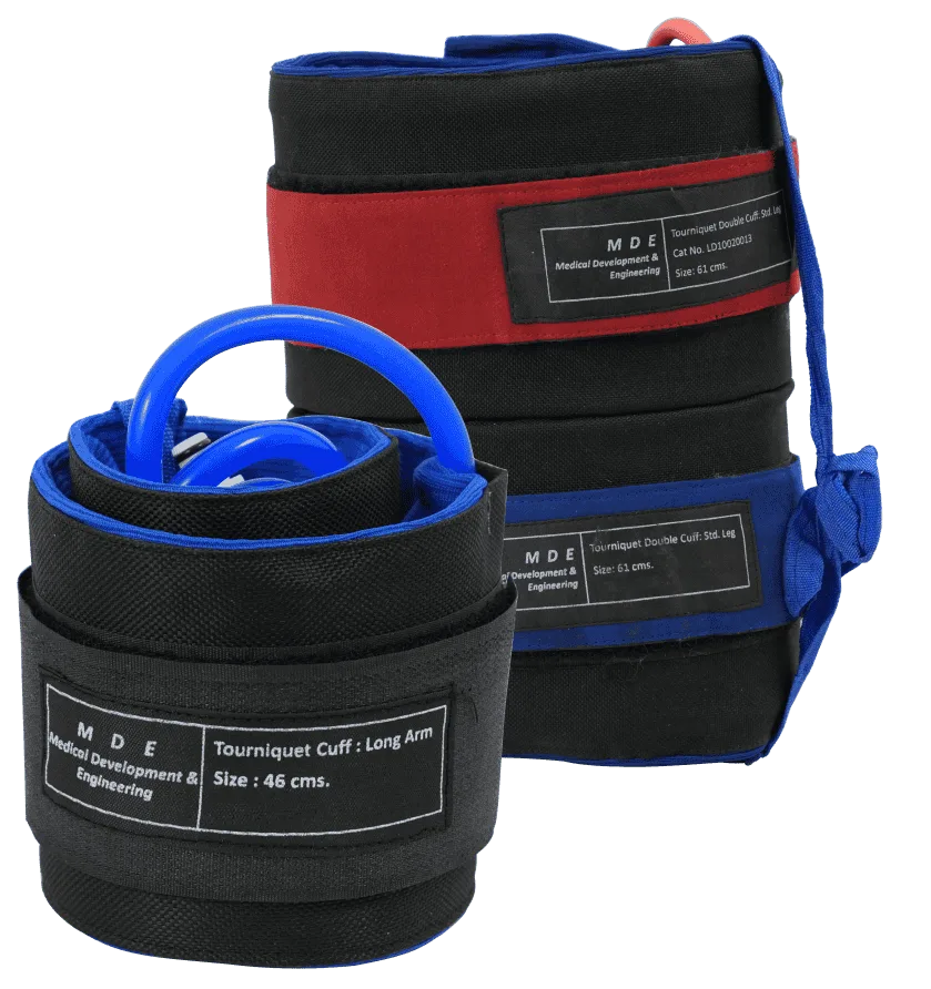 MDE medical-grade silicone tourniquet cuffs